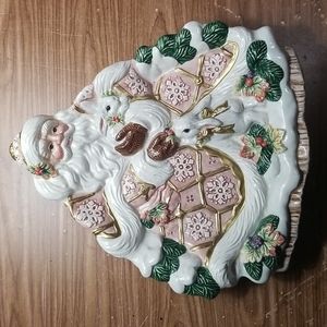 Fitz & Floyd 1996 Santa Serving Plate